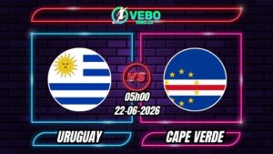 Soi Kèo Uruguay vs Cape Verde 05h00 - 22/06/2026