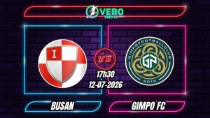 Nhận định Busan vs Gimpo FC 17h30 ngày 12/07/2026