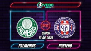 Nhận định Palmeiras vs Porteno 05h00 ngày 13/08/2026